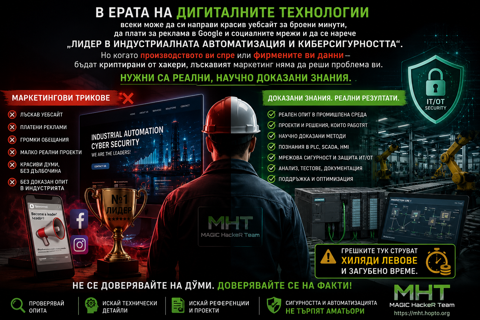 Как да не бъдете измамени от маркетингови трикове в ИТ и автоматизацията: Ръководство за избор на реален експерт